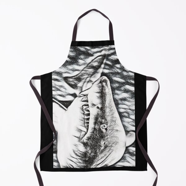 Item preview, Shark Close Up Sketch designed and sold by Namsus-Printing.