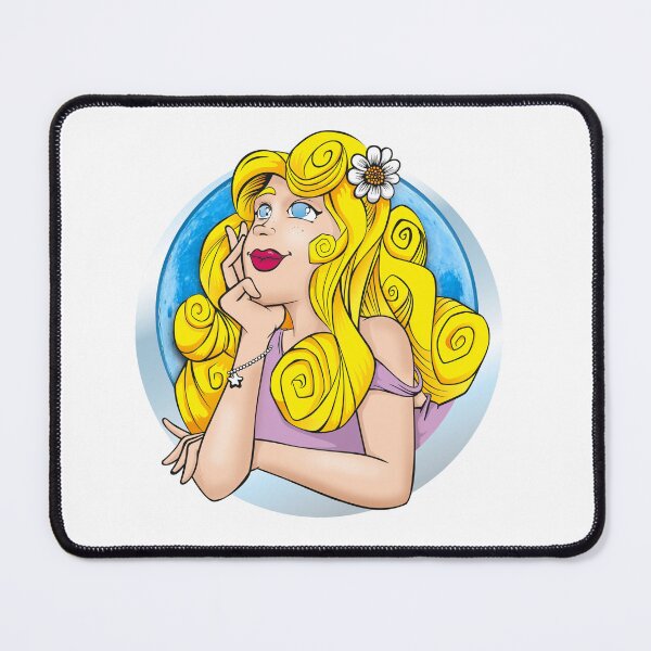 Item preview, Illustration person beautiful blonde woman looking up daydreaming. Ideal for educational and training materials designed and sold by LucianoCosmo.