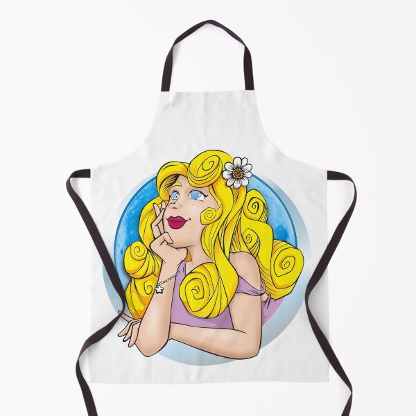 Item preview, Illustration person beautiful blonde woman looking up daydreaming. Ideal for educational and training materials designed and sold by LucianoCosmo.