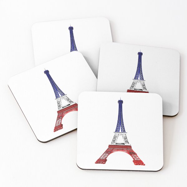 Item preview, Eiffel Tower - Blue, White & Red - Tour Eiffel  - Bleu, Blanc et Rouge designed and sold by Buckwhite.