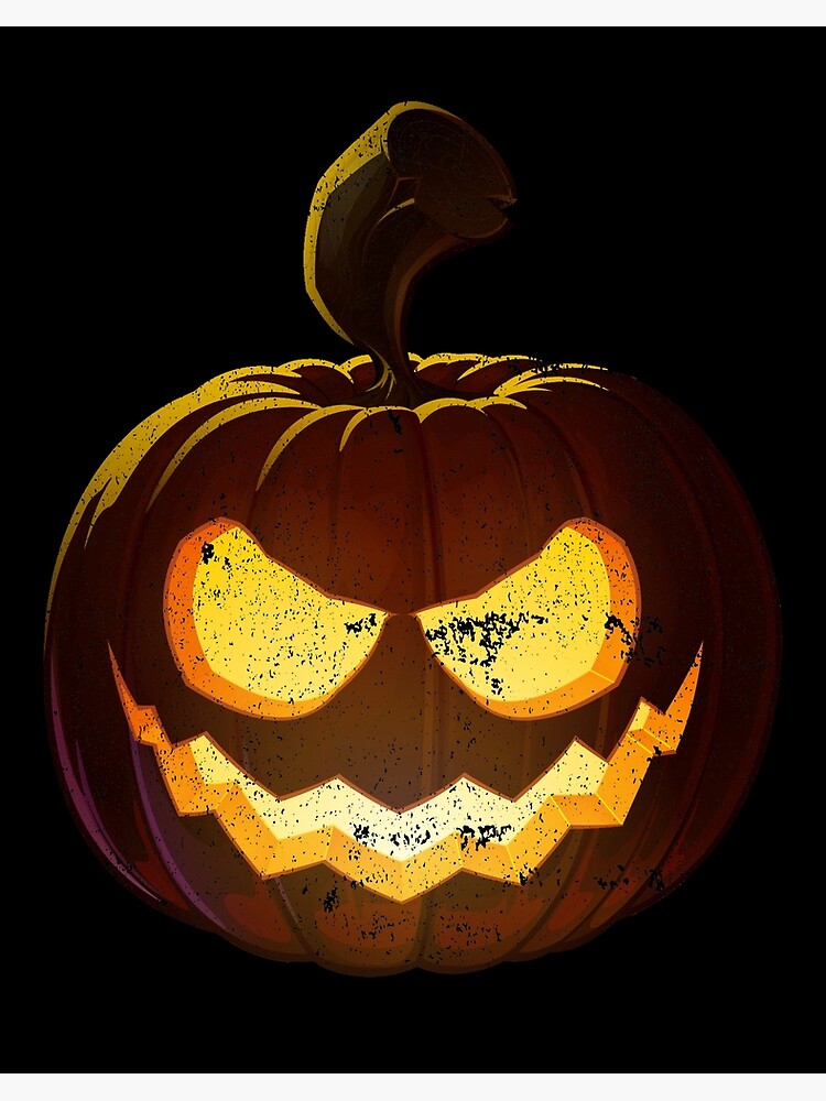 Jack-O-Lantern, Scary Hallowen Pumpkin - Halloween Gift  Art Board Print  for Sale by GaMer-FoR-eVeR