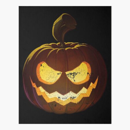 Jack-O-Lantern, Scary Hallowen Pumpkin - Halloween Gift  Art Board Print  for Sale by GaMer-FoR-eVeR