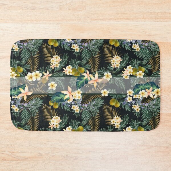 Item preview, Vintage Plumeria Aloha Shirt Fusion designed and sold by J Marielle Designs.