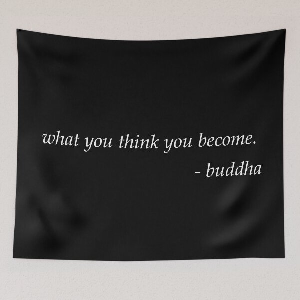 Item preview, what you think you become lord buddha saying designed and sold by motivationlife7.