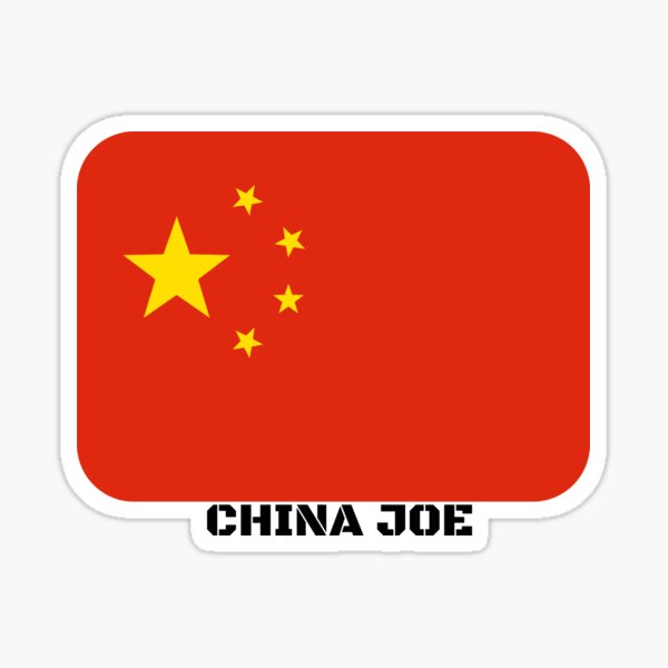 "China Joe Sticker" Sticker for Sale by PoliticalSwag45 Redbubble