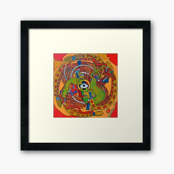 Uktena Framed Art Print