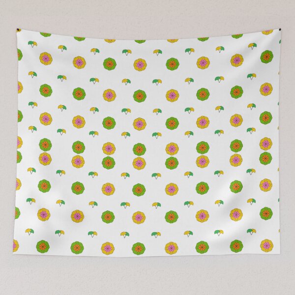 Item preview, Floral pattern made of ginkgo leaves designed and sold by Sunny-Sally.