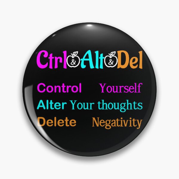 Item preview, Ctrl + Alt +Del quote, Control, Alt and Delete, Motivational quotes, positive words and inspirational sayings for encouraging to do the best in your life. designed and sold by Quotesgallery.