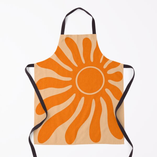 Artikelvorschau, Retro Wavy Sun 60er Orange Gelb entworfen und verkauft von trajeado14.