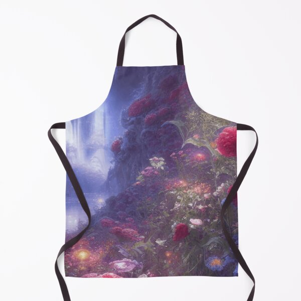 Item preview, Fantasy Misty Rainy Magical Garden River Landscape Mystical Vintage Botanical designed and sold by IZiets.