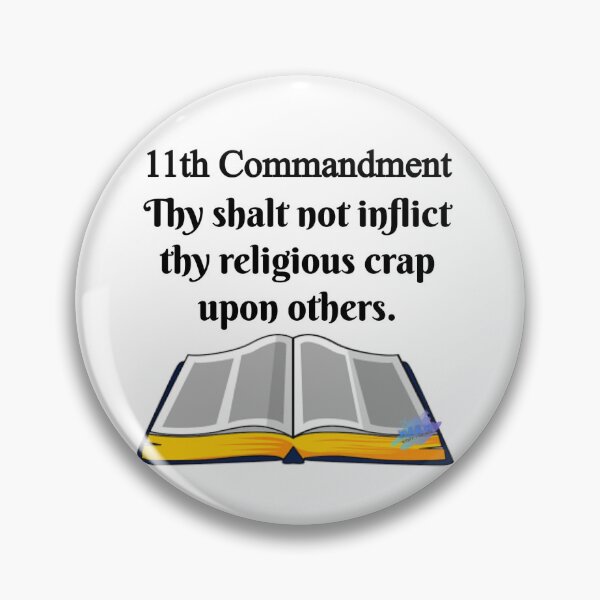 Item preview, Don’t inflict religion upon others.  designed and sold by Dis-An-Dat.