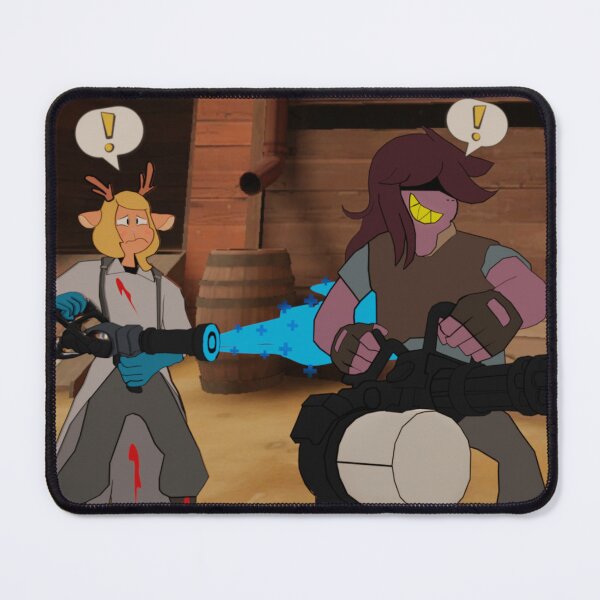 Item preview, Deltarune, Susie & Noelle Team Fortress 2 designed and sold by SlightlyToasted.