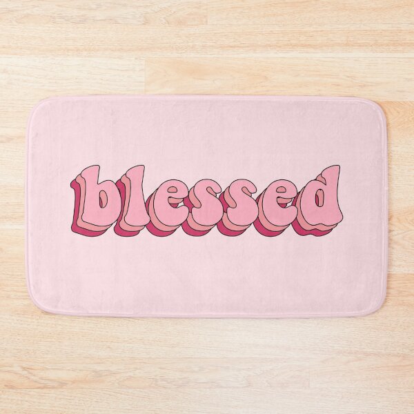 Item preview, blessed cute pink retro text designed and sold by motivationlife7.