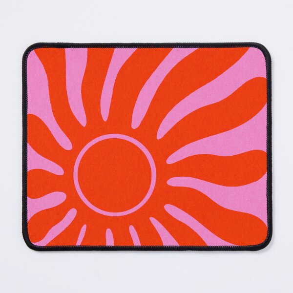 Item preview, Retro Sun Orange Pink 70s Wavy designed and sold by trajeado14.