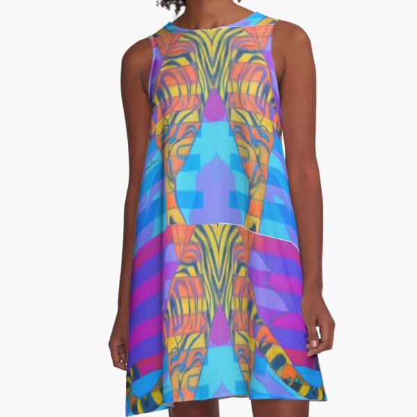 Hexagram 10-Lü (Tread lightly) A-Line Dress