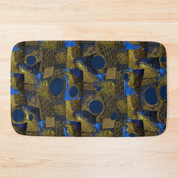 Item preview, Blue and Gold Blobs and Texture designed and sold by SGodsey.