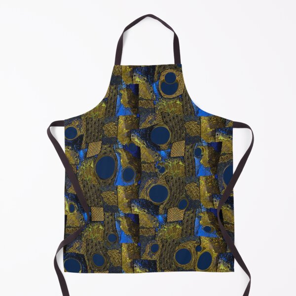 Item preview, Textura y manchas azules y doradas designed and sold by SGodsey.