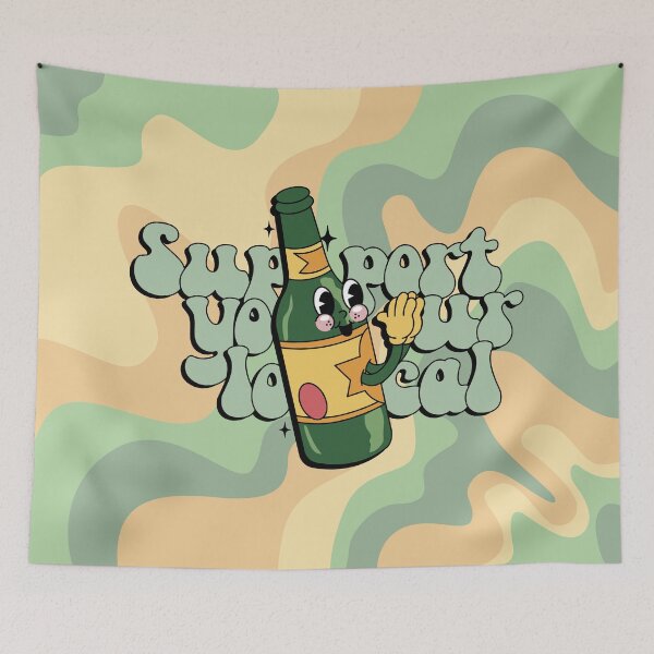 Item preview, Support Your Local (Aussie Memes) designed and sold by Ashley Castleton.