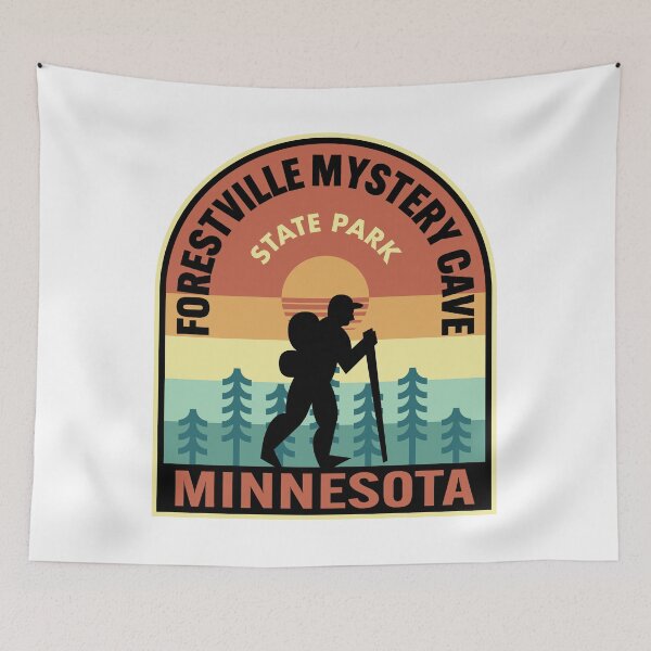 Item preview, Forestville Mystery Cave State Park Minnesota Retro Hiking designed and sold by HalpinDesign.