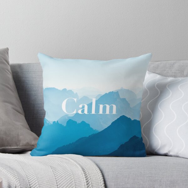 Item preview, Zen Calm Blue Mountains Design Poster designed and sold by Claireandrewss.