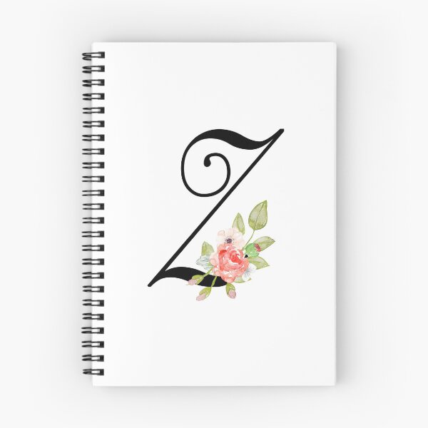Item preview, Floral Monogram Fancy Script Letter Z designed and sold by Grafixmom.