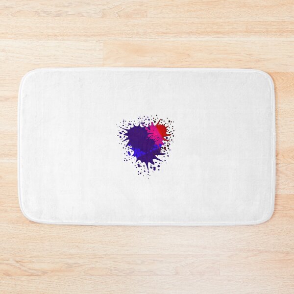 Item preview, Spilled paint splatter colours red blue  designed and sold by Trilala.