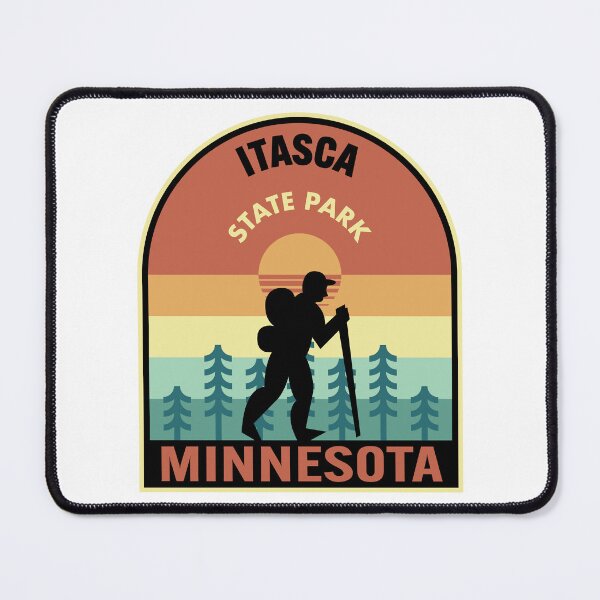 Item preview, Itasca State Park Minnesota Retro Hiking designed and sold by HalpinDesign.