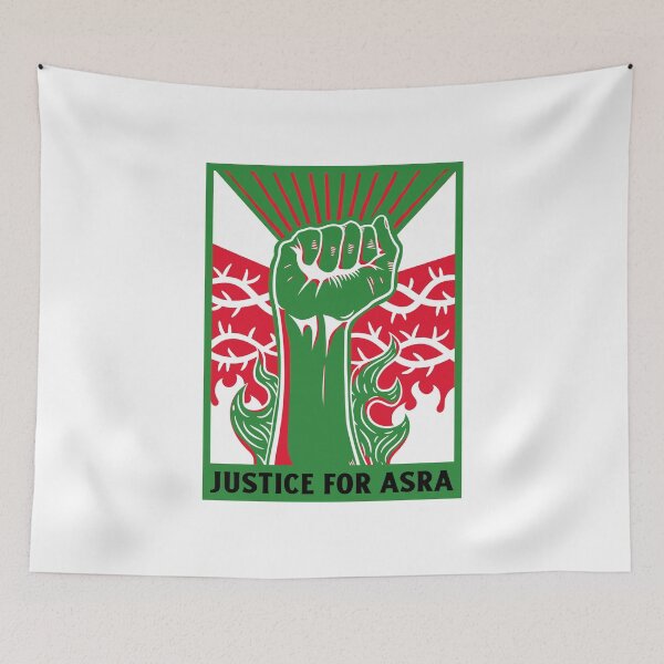 Item preview, Justice For Asra designed and sold by SBRTPOD.