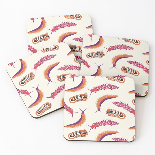 Item preview, Nudibranchs (Light Background) designed and sold by WestCoastWoods.