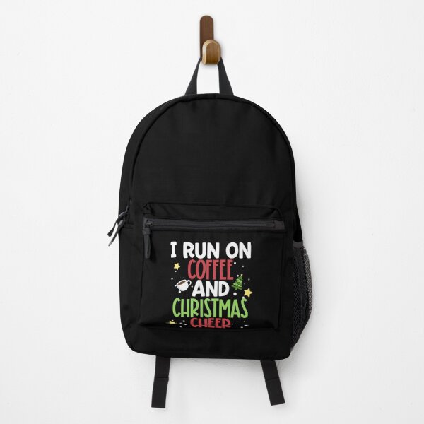 Item preview, I Run On Coffee and Christmas Cheer Funny Xmas Holiday designed and sold by QueenOfPrint.