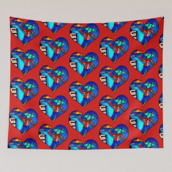 Item preview, Jazz Elephant of Royal Street  designed and sold by artbyomega.