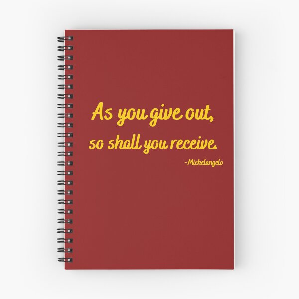 Item preview, 'As you give out so shall you receive' - Michelangelo designed and sold by Rechtop.