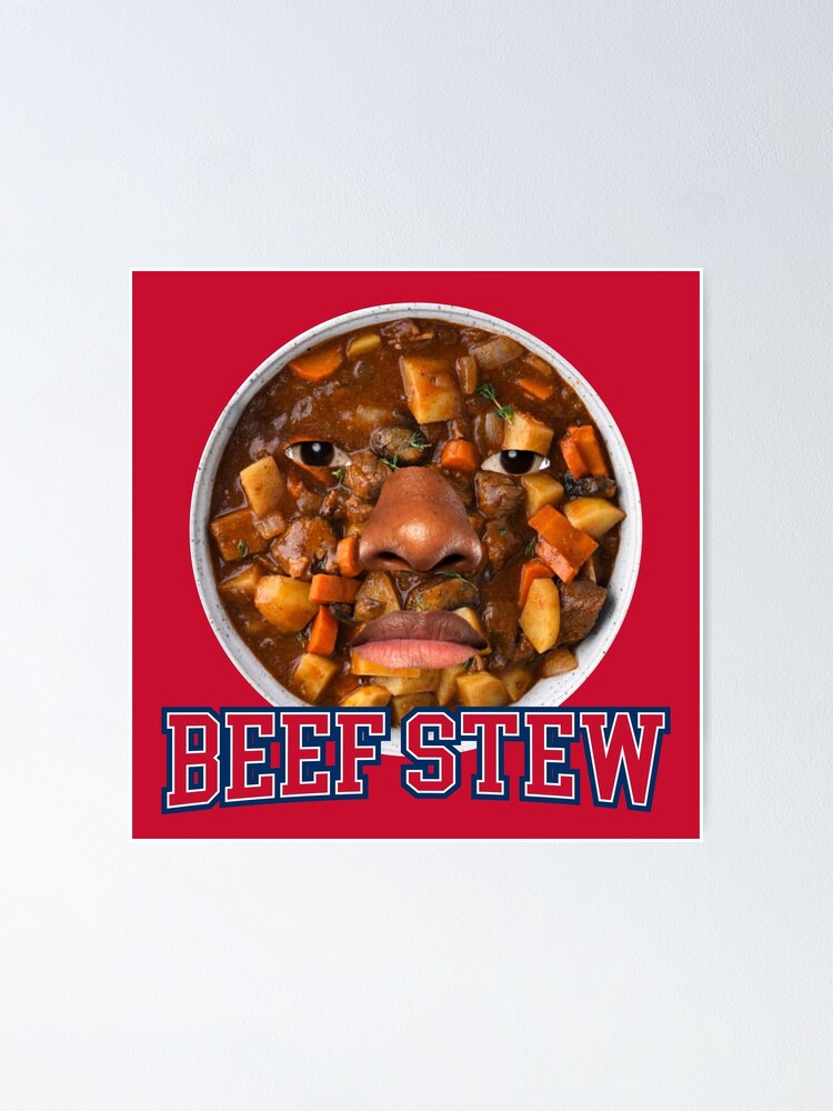 "Beef Stew Isaiah Stewart Pistons Basketball Funny Meme" Poster
