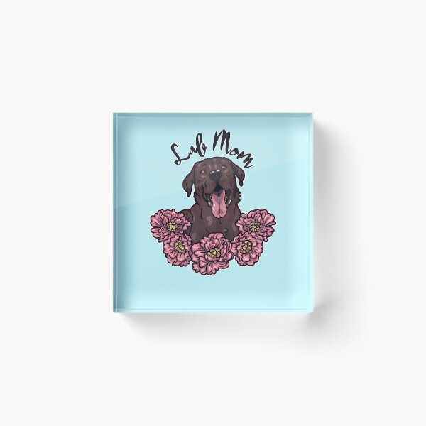Item preview, Chocolate Lab Mom Pet Portrait designed and sold by jsivart.