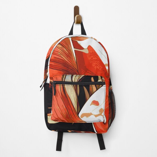 Item preview, Abstract Koi Fish Orange Black designed and sold by Nonshape.