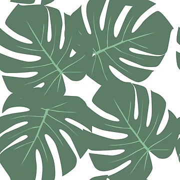 Artwork thumbnail, Monstera Pattern by BeccaJaneDesign