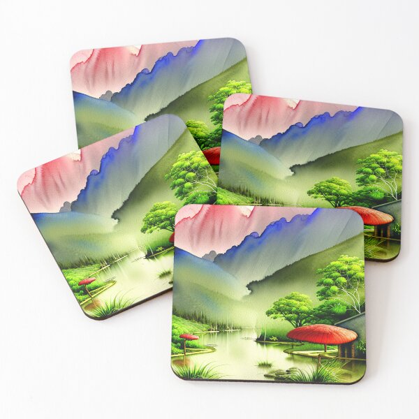 Item preview, Magical Mountainscape, Nature designed and sold by NatureFood.