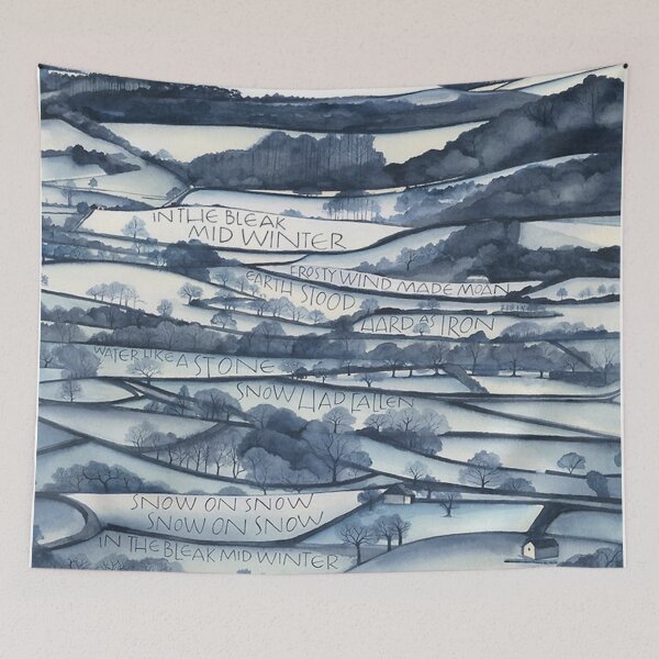 Item preview, The Christina Rossetti / In the bleak mid winter? Poster designed and sold by Johnny-Torres.