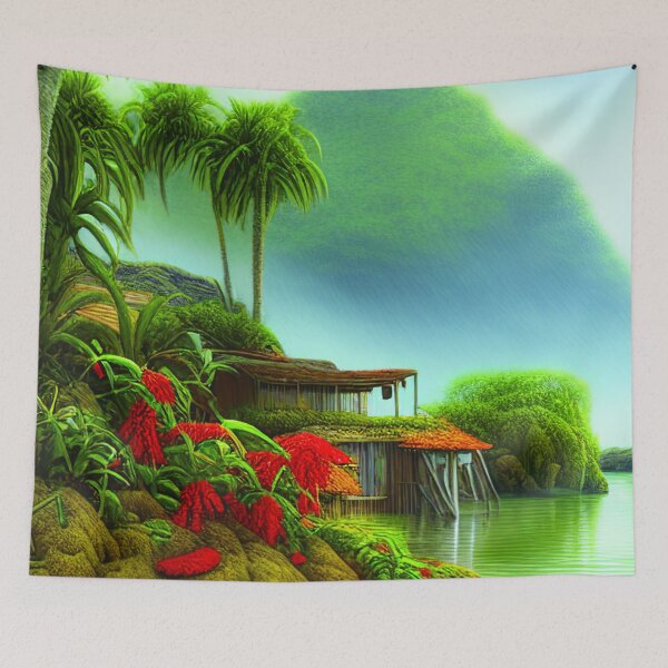 Item preview, Magical Landscape featuring Sea and Plants designed and sold by NatureFood.