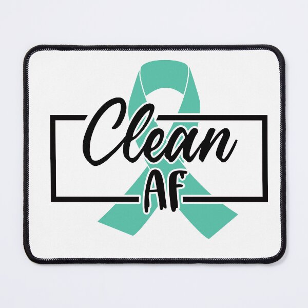 Item preview, Clean AF Recovery Awareness  designed and sold by RecoverOutLoud.