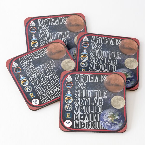 Item preview, NASA Friends Red Edge designed and sold by bfwilson.