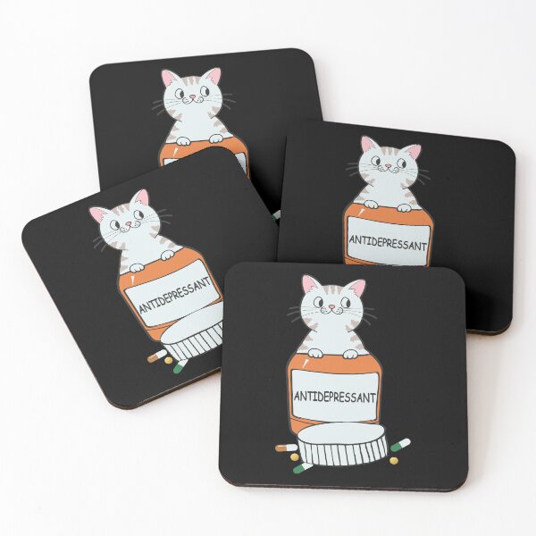 Item preview, Cat Owner T Shirt, Anti-depressant  designed and sold by Sunnyhova.