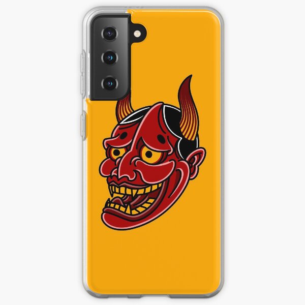 Salty-Dog Japanese Hannya Demon Noh Theater Mask Samsung Galaxy Soft Case