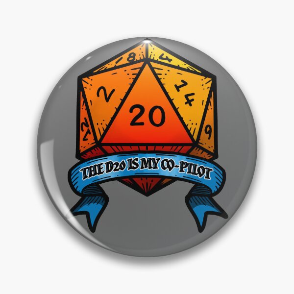 Item preview, The D20 is my co-pilot designed and sold by HarleyWarren.