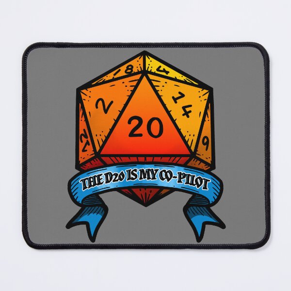 Item preview, The D20 is my co-pilot designed and sold by HarleyWarren.