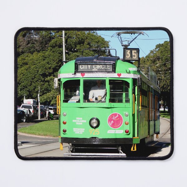 Item preview, Green Melbourne tram, Australia designed and sold by FranWest.