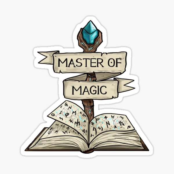 Natural Magic Stickers  Waterproof Druid, Ranger, Wild Magic, Sticker –  Cantrips Media