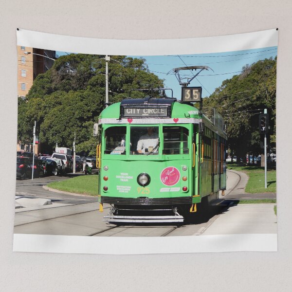 Item preview, Green Melbourne tram, Australia designed and sold by FranWest.
