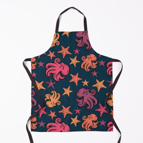 Item preview, Minimalist Sunset Octopus & Starfish designed and sold by InkLayer.