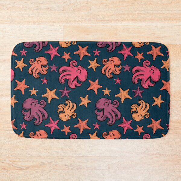 Item preview, Minimalist Sunset Octopus & Starfish designed and sold by InkLayer.